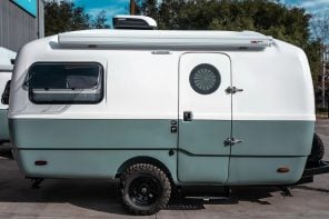 Retro-inspired Traveler Summit is a lightweight camper designed for flexible, comfortable adventures